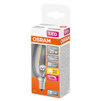 OSRAM LED Lampe LED Retrofit CLASSIC B DIM 2.8W 827 Clear E14, 250 lm, 2700 K, Warmweiß-LEDVANCE Shop