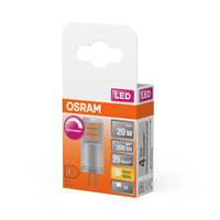 OSRAM LED Stiftsockellampe PIN 12 V DIM 2W 827 Clear G4, 200 lm, 2700 K, Warmweiß-LEDVANCE Shop