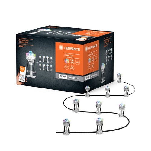 LEDVANCE Wifi SMART+ Outdoor Garden Dot Mini LED Gartenleuchte RGB mehrfarbig 9 Basis-Lichtbänder & Stripes-LEDVANCE Shop