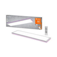 LEDVANCE SMART+ WiFi LED-Rahmen-Panelleuchte 100cm x 25cm, RGBW inkl. Fernbedienung 27W, 1800lm, weiß-Deckenleuchten-LEDVANCE Shop