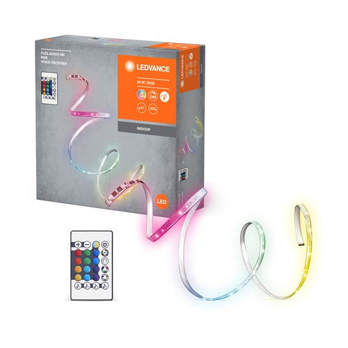 LEDVANCE FLEX AUDIO 5M LED-Streifen VR RC, weiß, 21W, 320lm-Lichtbänder & Stripes-LEDVANCE Shop