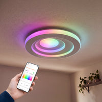 OSRAM SMART+ Matter Deckenleuchte Ceiling Weiß, 3000-6500, RGBTW, 1000 lm, 24 W, 29 cm Durchmesser