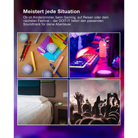 OSRAM Bluetooth SMART DOT-IT TWIST & SHAKE, punto recargable, función de ruido blanco, RGBW, 4000K, paquete de 3