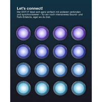 OSRAM Bluetooth SMART DOT-IT TWIST & SHAKE, punto recargable, función de ruido blanco, RGBW, 4000K, paquete de 3