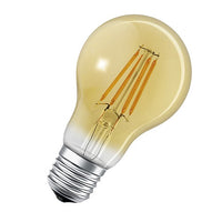 LEDVANCE Smarte LED-Lampe mit WiFi Technologie in Gold Glas, Sockel E27, Dimmbar,Warmweiß (2400K), ersetzt Glühlampen mit 53 W, SMART+ WiFi Classic Dimmable, 1er-Pack-Leuchtmittel-LEDVANCE Shop