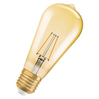 OSRAM Vintage 1906® LEDISON LED Lampe (ex 22W) 2,5W / 2400K Warmweiß E27 Gold Optik-Leuchtmittel-LEDVANCE Shop