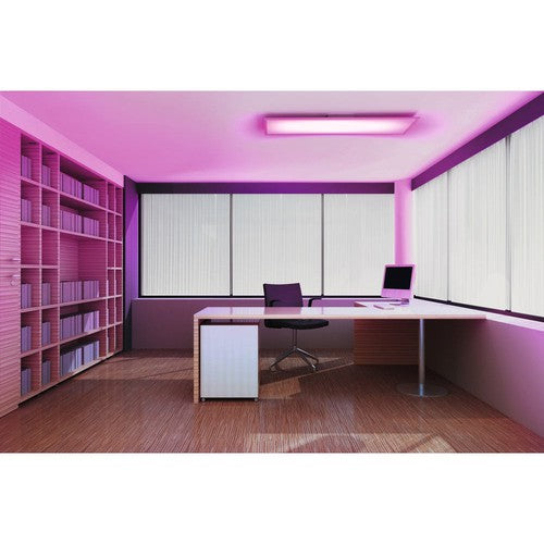 LEDVANCE Smarte LED Panel Leuchte mit WiFi Technologie für Innen, RGB Farben änderbar, 120cm x 30cm, Kompatibel mit Google und Alexa, SMART+ PLANON PLUS MULTICOLOR