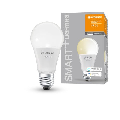 LEDVANCE Wifi SMART+ Classic LED Lampe dimmbar (ex 60W) 9W / 2700K Warmweiß E27-Leuchtmittel-LEDVANCE Shop