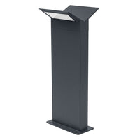 LEDVANCE Wand- und Deckenleuchte LED: für Boden, ENDURA STYLE BAT / 9,50 W, 220…240 V, Ausstrahlungswinkel: 120, Warm weiß, 3000 K, Gehäusematerial: Aluminium, IP44-Wege- & Pollerleuchten-LEDVANCE Shop