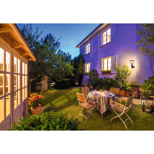 LEDVANCE ENDURA STYLE SOLAR BOUQUET LED Wandleuchte mit Sensor 6W / 3000K Warmweiß schwarz-Wandleuchten-LEDVANCE Shop