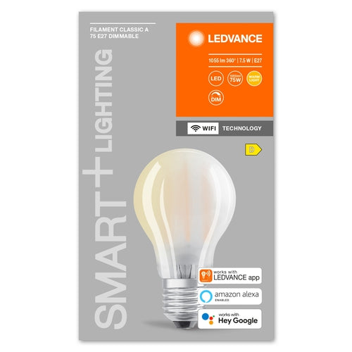 LEDVANCE Wifi SMART+ LED Lampe dimmbar 7,5W / 2700K Warmweiß E27-Leuchtmittel-LEDVANCE Shop