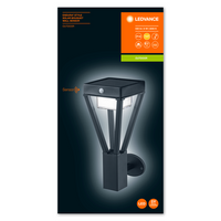 LEDVANCE ENDURA STYLE SOLAR BOUQUET LED Wandleuchte mit Sensor 6W / 3000K Warmweiß schwarz-Wandleuchten-LEDVANCE Shop