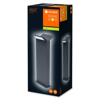 LEDVANCE Wand- und Deckenleuchte LED: für Boden, ENDURA STYLE BAT / 9,50 W, 220…240 V, Ausstrahlungswinkel: 120, Warm weiß, 3000 K, Gehäusematerial: Aluminium, IP44-Wege- & Pollerleuchten-LEDVANCE Shop