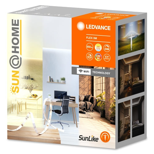 LEDVANCE Wifi SUN@HOME FLEX Lichtband Moodlight 3m 13,5W / 2200-5000K-Lichtbänder & Stripes-LEDVANCE Shop