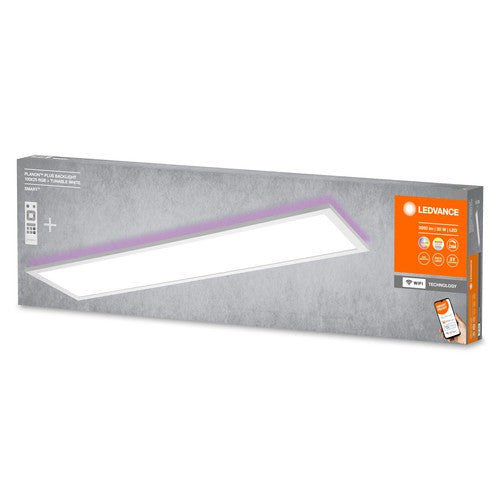 LEDVANCE SMART+ WiFi LED-Rahmen-Panelleuchte 100cm x 25cm, RGBW inkl. Fernbedienung 27W, 1800lm, weiß-Deckenleuchten-LEDVANCE Shop
