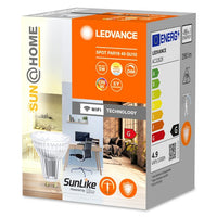 LEDVANCE Wifi SUN@HOME LED SPOT PAR16 dimmbar Tunable Weiß (ex 35W) 4,9W / 2200-5000K GU10-Leuchtmittel-LEDVANCE Shop