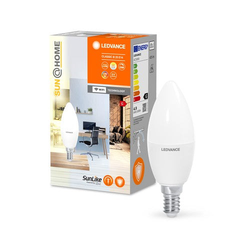 LEDVANCE Wifi SUN@HOME LED Lampe Tunable Weiß (ex 37W) 4,9W / 2200-5000K E14-Leuchtmittel-LEDVANCE Shop