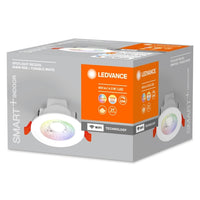 LEDVANCE Wifi SMART+ SMART RECESS DOWNLIGHT Deckenleuchte Ø 86mm, RGB 4W, 220…240 V, Tunable White, 3000…6500K-Einbaustrahler & Spots-LEDVANCE Shop