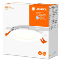 LEDVANCE RECESS SLIM DOWNLIGHT LED Deckenleuchte, Ø 120mm, 220…240V 8W / 6500K Kaltweiß-Einbaustrahler & Spots-LEDVANCE Shop