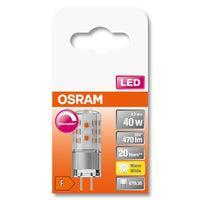 OSRAM LED Lampe PIN dimmbar klar 12V (ex 40W) 4,5W / 2700K Warmweiß GY6.35-Leuchtmittel-LEDVANCE Shop