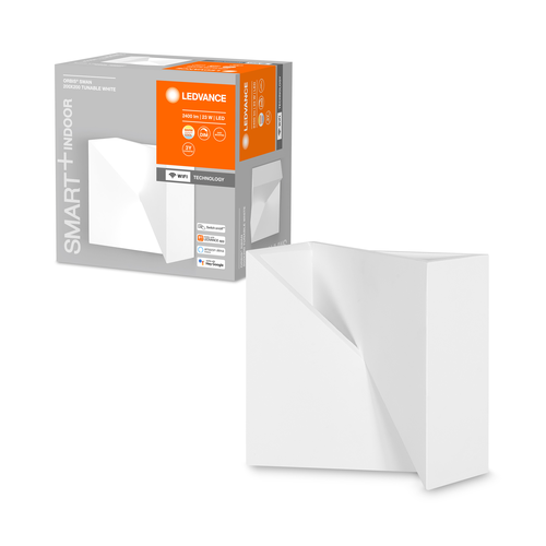 LEDVANCE Wifi SMART+ ORBIS SWAN LED Wandleuchte 20x20cm Tunable Weiß 23W / 3000-6500K weiß-Wandleuchten-LEDVANCE Shop
