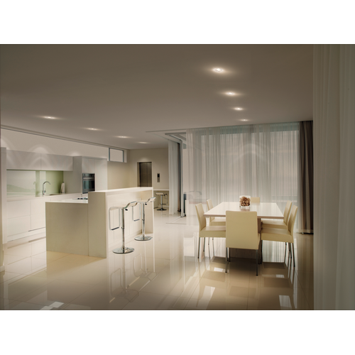 LEDVANCE RECESS DOWNLIGHT TWISTLOCK LED Spotlight Ø 88,5mm weiß 4,3W / 2700K Warmweiß GU10-Einbaustrahler & Spots-LEDVANCE Shop