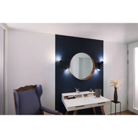 LEDVANCE SMART+ WIFI ORBIS WALL CROSS – Wandleuchte, dimmbar mit WIFI-Technologie per App, 12W, 3000 - 6500K warmweiß bis kaltweiß, 600 Lumen, up and down Licht, 30x 10cm, schwarz-Wandleuchten-LEDVANCE Shop