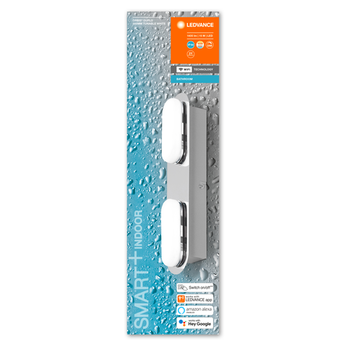 LEDVANCE Wifi SMART+ ORBIS DUPLO Bad LED Wandleuchte 30cm Tunable Weiß 15W / 3000-6500K weiß-Wandleuchten-LEDVANCE Shop