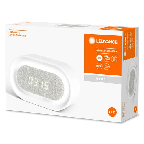 LEDVANCE LINEAR Mobiles LED-Licht und Uhr, weiß, 3,4W, 35lm-Nachtlichter & Kleinleuchten-LEDVANCE Shop