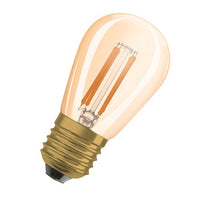 OSRAM Vintage 1906 LED-Lampe, Gold-Tönung, 4,8W, 360lm , Warmweiß , E27-Leuchtmittel-LEDVANCE Shop