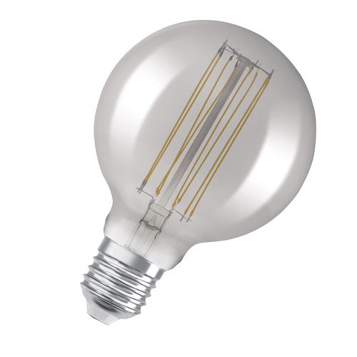 OSRAM Vintage 1906 LED-Lampe, Smoke-Tönung, 11W, 500lm , Warmweiß , E27-Leuchtmittel-LEDVANCE Shop