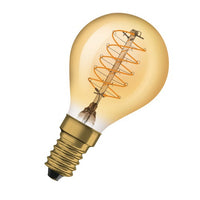 OSRAM Vintage 1906 LED-Lampe, Gold-Tönung, 3,4W, 250lm , Warmweiß , E14-Leuchtmittel-LEDVANCE Shop