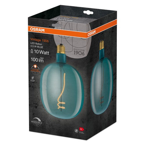 OSRAM Vintage 1906 LED-Lampe, Blaue Tönung, 4,5W, 100lm-Leuchtmittel-LEDVANCE Shop