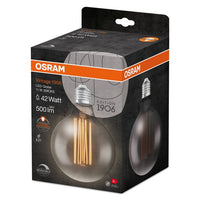 OSRAM Vintage 1906 LED-Lampe, Smoke-Tönung, 11W, 500lm , Warmweiß , E27-Leuchtmittel-LEDVANCE Shop