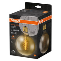 OSRAM Vintage 1906 LED-Lampe, Gold-Tönung, 4,8W, 420lm , Warmweiß , E27-Leuchtmittel-LEDVANCE Shop