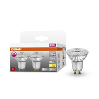 OSRAM Dimmbare PAR16 LED Reflektorlampe mit GU10 Sockel, Warmweiss (2700K), Glas Spot, 3.7W, Ersatz für 35W-Reflektorlampe, LED SUPERSTAR PAR16-Leuchtmittel-LEDVANCE Shop