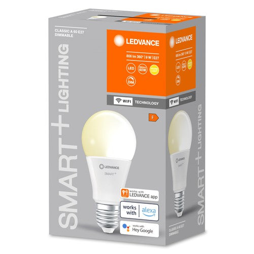 LEDVANCE SMART+ WIFI LED-Lampe, weiße Frost-Optik, 9W, 806lm-Leuchtmittel-LEDVANCE Shop