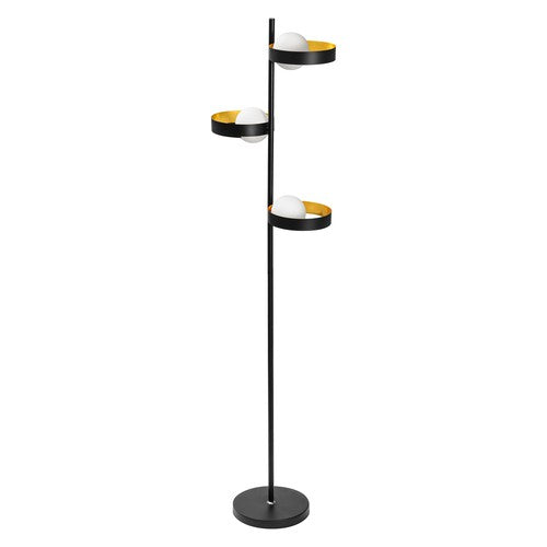 LEDVANCE DECOR Memphis Stehleuchte, schwarz/gold, G9-Sockel-Stehlampen-LEDVANCE Shop