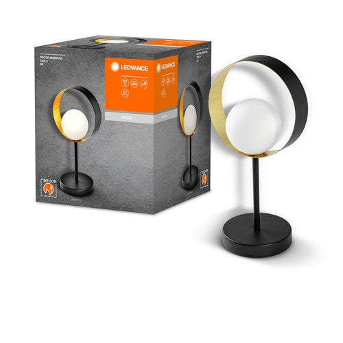 LEDVANCE DECOR Memphis Tischleuchte, schwarz/gold, G9-Sockel-Tischlampen-LEDVANCE Shop
