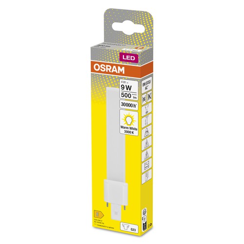 OSRAM DULUX S LED EM & AC MAINS LED-Röhre 16,5cm (ex 9W) 4,5W / 3000K Warmweiß G23-Leuchtmittel-LEDVANCE Shop