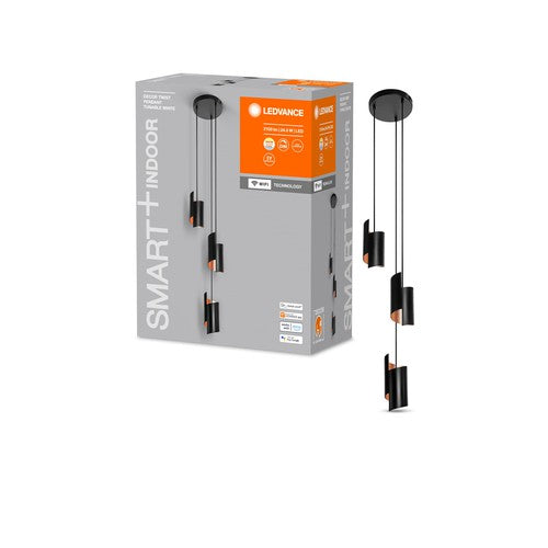 LEDVANCE SMART+ WiFi DECOR Pendelleuchte schwarz, 24.5W-Deckenleuchten-LEDVANCE Shop