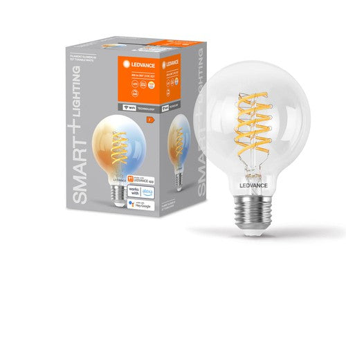 LEDVANCE SMART+ WIFI LED-Lampe, Weißglas, 8W, 806lm, E27-Leuchtmittel-LEDVANCE Shop