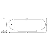 LEDVANCE ENDURA Style Oval Solar-Wandleuchte, Sensor, 4000K-Außenwandleuchten-LEDVANCE Shop