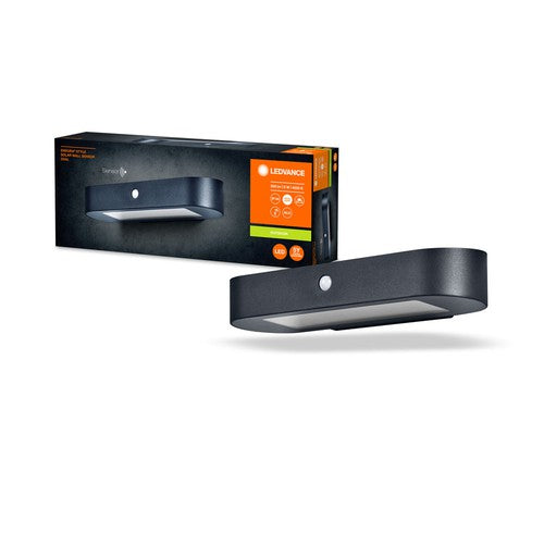 LEDVANCE ENDURA Style Oval Solar-Wandleuchte, Sensor, 4000K-Außenwandleuchten-LEDVANCE Shop