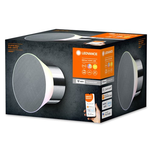 LEDVANCE SMART+ Outdoor WiFi-Wandleuchte RGB 10W, 850lm, grau-Außenwandleuchten-LEDVANCE Shop