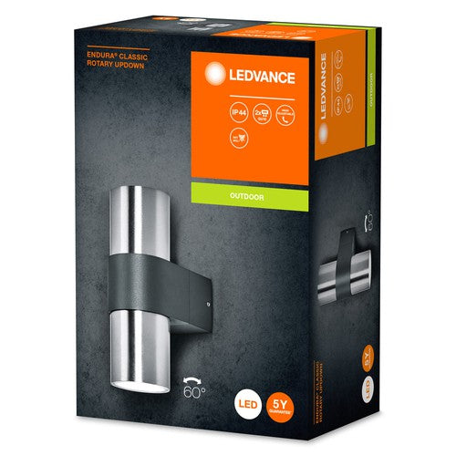 LEDVANCE ENDURA Rotary Außen-Wandleuchte, schwarz, GU10-Außenwandleuchten-LEDVANCE Shop