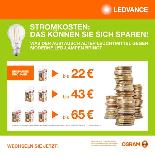 OSRAM LEDinestra LED-Röhre 30cm (ex 27W) 3,2W / 2700K Warmweiß S14s-Leuchtmittel-LEDVANCE Shop