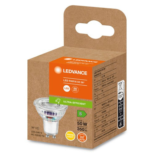 LEDVANCE LED Lampe Energieeffizienzklasse B GU10 Reflektor, 2.2W/2700K-Leuchtmittel-LEDVANCE Shop