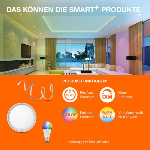 LEDVANCE Wifi SMART+ LED Lampe Kerze Tunable Weiß (ex 40W) 5W / 2700-6500K E14-Leuchtmittel-LEDVANCE Shop