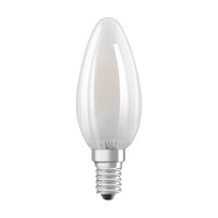 OSRAM Retrofit Classic B LED Lampe Kerzenform matt (ex 25W) 2,5W / 2700K Warmweiß E14-Leuchtmittel-LEDVANCE Shop
